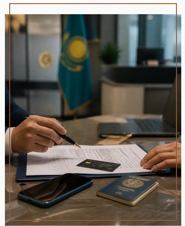 Открытие счета и банковской карты в Казахстане в Бугуруслане